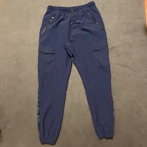 Nike‎ Tracksuit Bottoms Mens Large Blue Airmax Cargo Pants Woven Trousers